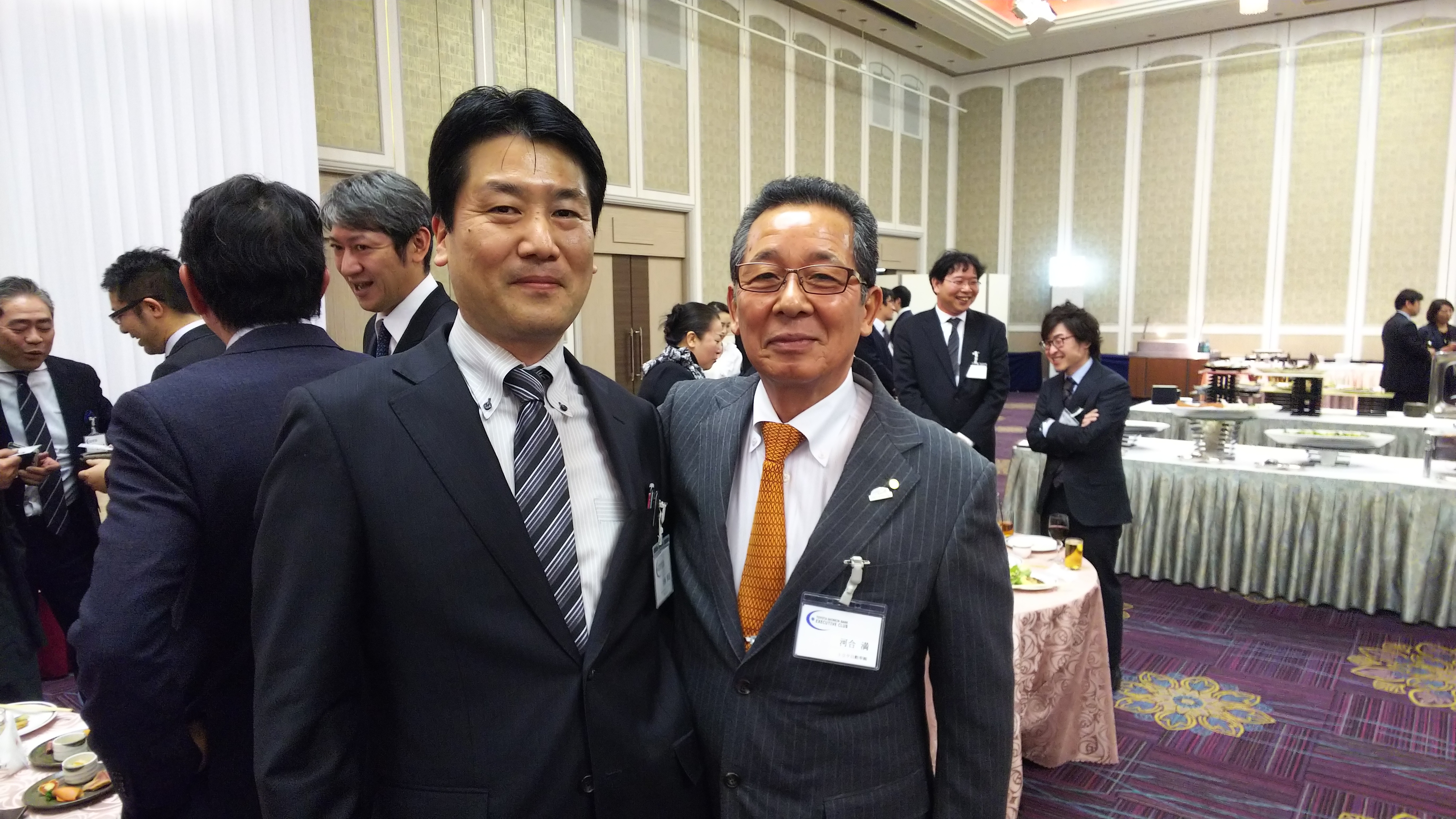 河合満副社長とツーショット